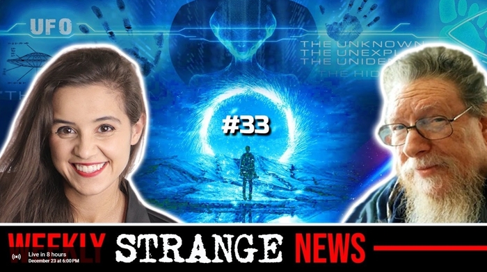 John Russell, Psychic and Paranormal Investigator, repeat guest co-host on Weekly Strange News with Cristina Gomez