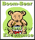 Boom Bear Award For Excellence
